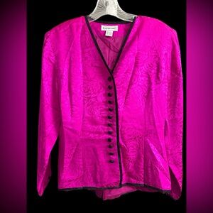 Pink Silk Jacket